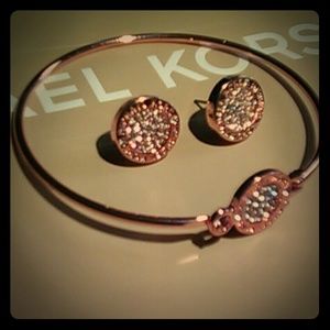 Michael Kors Rose Gold Pave Set